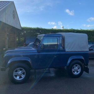 Landrover Defender 90 truck cab PVC hood and sticks