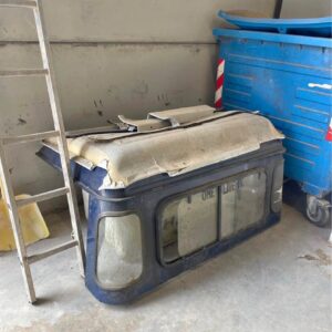 Land Rover defender truck cab with headlining